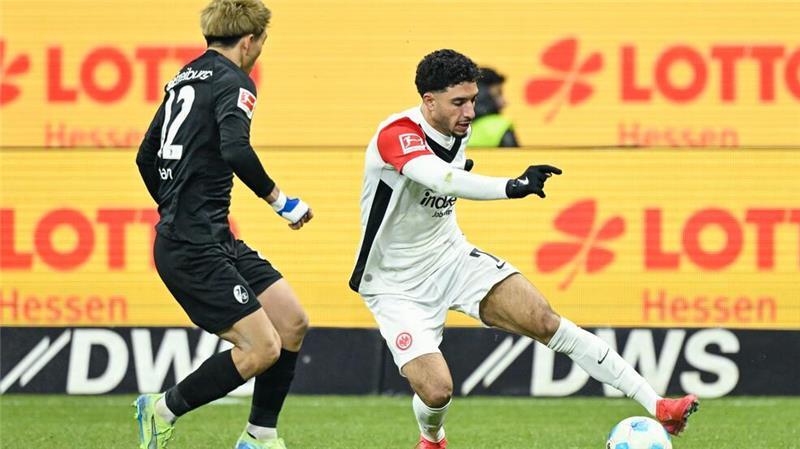 Glanz vor dem Abschied: Marmoush trifft und serviert Spielte exzellent: Omar Marmoush (r).