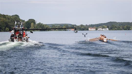 Sportdrama aus Ratzeburg fürs Kino: Der Olympia-Erfolg von 1960 in Rom ist in „Adams Acht“ verfilmt worden. Nun feiert das Team die Weltpremiere am Ratzeburger Küchensee. (Archivbild)