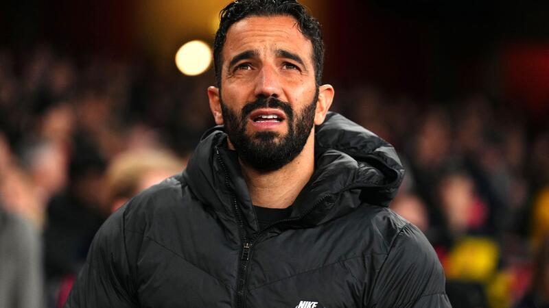Sporting Lissabons Cheftrainer Ruben Amorim. Der als Nachfolger von Jürgen Klopp beim FC Liverpool gehandelte Amorim hat seine Zukunft bei Sporting offen gelassen.