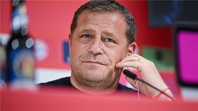 Spricht über die Münchner Planungen: Sportvorstand Max Eberl. (Archivbild)