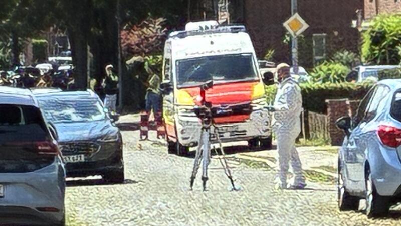Spurensicherung in der Dankersstraße in Stade.