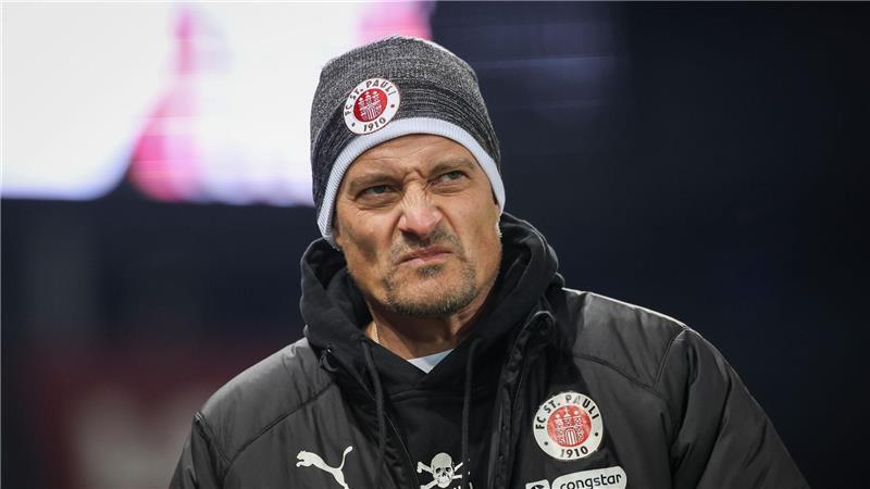 St.-Pauli-Trainer Alexander Blessin.