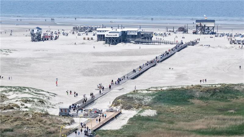 St. Peter-Ording feiert 100 Jahre Seebrücke.