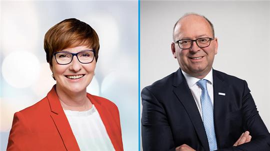 Stades Bürgermeister Sönke Hartleffund die Buxtehuder Rathaus-Chefin Katja Oldenburg-Schmidt werden nicht mehr kandidieren. Auch für Stades Landrat stehen Wahlen an (Collage).