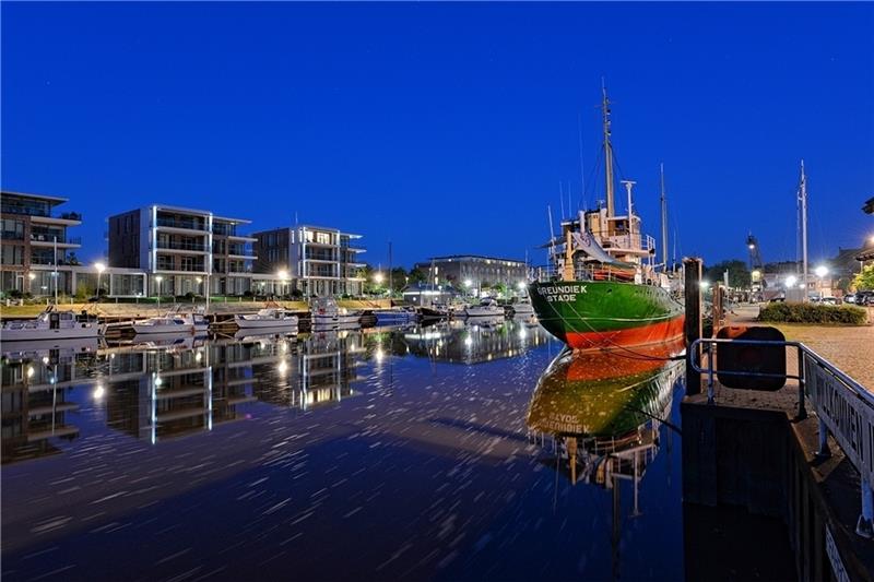 Stades maritime Seite wie die „Greundiek“ im Stadthafen soll im neuen Werbekonzept herausgestellt werden – aber nicht nur die. Foto: Martin Elsen