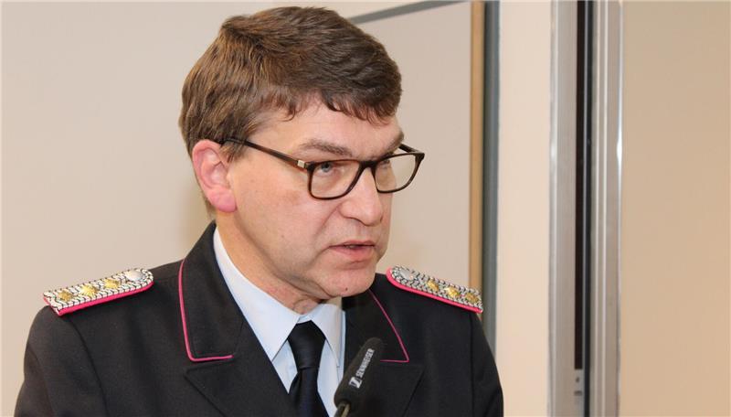 Stadtbrandmeister Klaus-Daniel Ney.