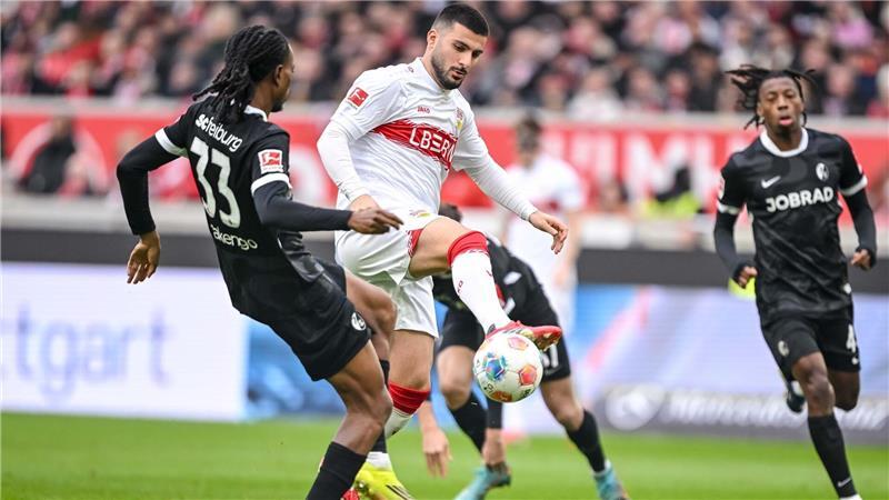 Stand wieder mal im Fokus: Stuttgarts Nationalstürmer Deniz Undav (M.).