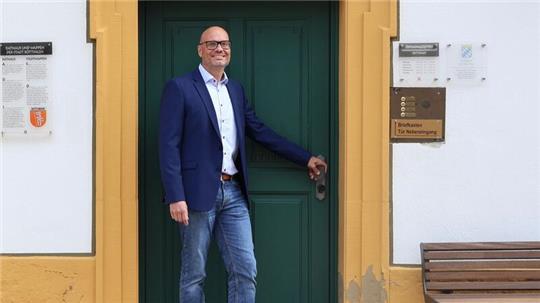 Stand zwar nicht auf dem Wahlzettel, aber wurde gewählt: Bürgermeister Romstöck.