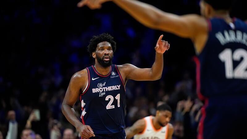 Stark: Mit 70 Punkten in einer Partie hat Joel Embiid von den Philadelphia 76ers einen Rekord für diese Saison aufgestellt.
