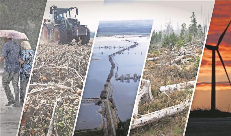 Starkregen im Winter, Dürre im Sommer, schwere Stürme, Überschwemmungen – schon jetzt wirkt sich der Klimawandel in unseren Breiten aus und hat auch Folgen für unsere Gesundheit, wie Experte Philipp Wesemann erklärt. Foto: dpa/Scheer