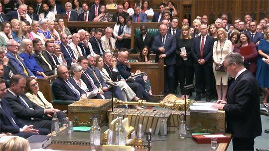 Starmer erlebte seine letzte Fragestunde im britischen Parlament.