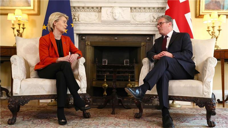 Starmer will von der Leyen erneut in London empfangen. (Archivbild)