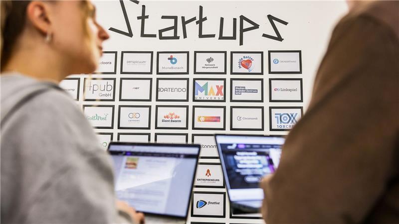 Start-ups in Europa wachsen, ringen aber mit Bürokratie. (Archivbild)