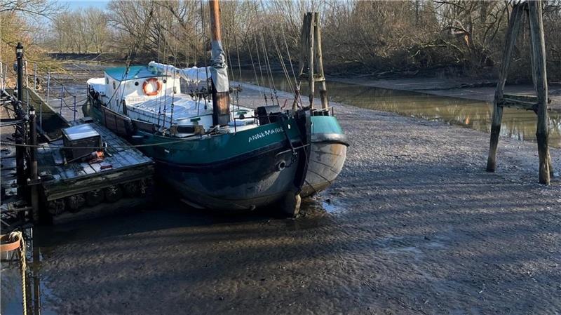 Extremwetter: Altländer wollen die Wassermassen bei Starkregen bändigen Stauvolumen fehlt: Blick in den verschlickten Borsteler Hafen.
