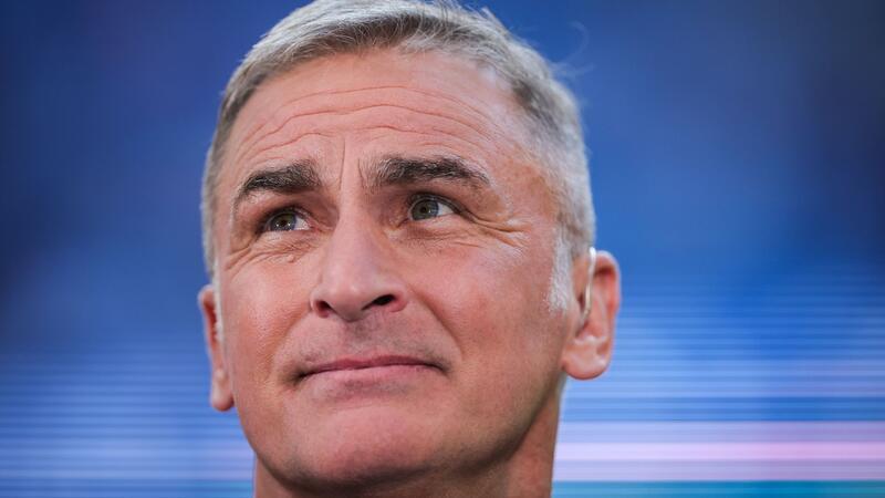 Stefan Kuntz im Stadion.