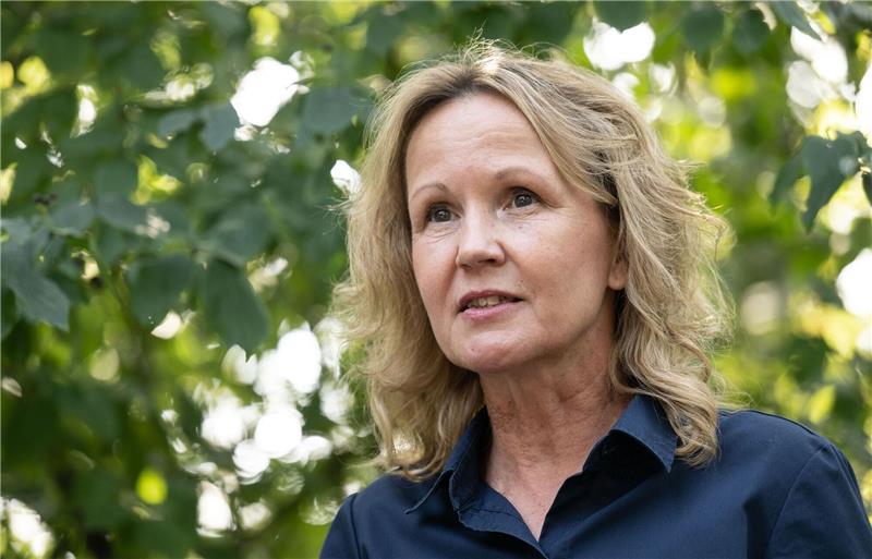 Bundesumweltministerin Lemke mit WWF: Geisternetz-Suche Steffi Lemke (Bündnis 90/Die Grünen), Bundesumweltministerin, in Leipzig.