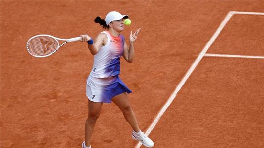 Steht erneut im Endspiel der French Open: Iga Swiatek.