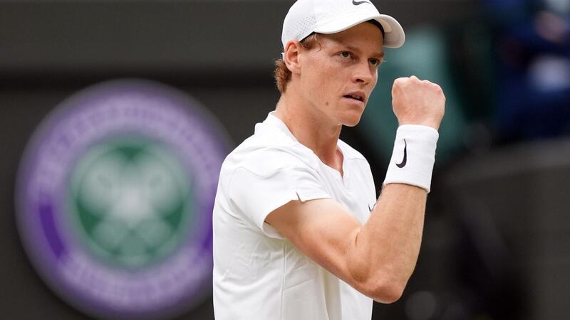 Wimbledon: Halbfinal-Duell Sinner gegen Alcaraz rückt näher Steht im Viertelfinale von Wimbledon: Der Italiener Jannik Sinner.