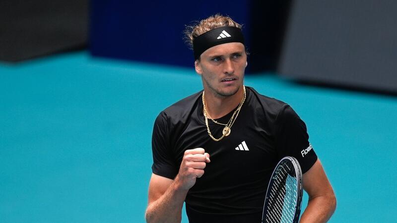 Olympiasieger Zverev beim Masters in Miami im Achtelfinale Steht in Miami im Achtelfinale: Alexander Zverev.