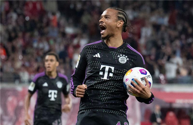 Kimmich rühmt Jubilar Sané: „Spielfreude ist ansteckend” Steht vor seinem 50. Einsatz in der Champions League: Leroy Sané.