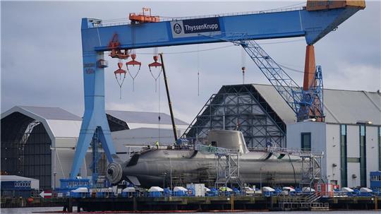 Steigt der Bund beim Kieler U-Boot-Bauer TKMS ein? (Archivbild)
