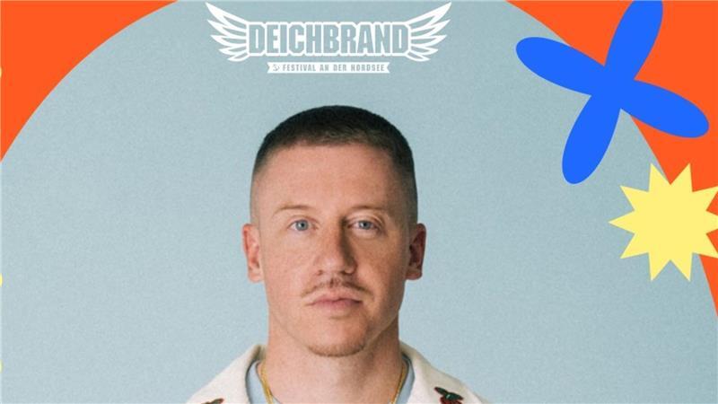 Stein des Anstoßes: Der US-Rapper Macklemore ist Headliner beim Deichbrand-Festival. Seit zehn Jahren werden immer wieder Antisemitismus-Vorwürfe gegen ihn erhoben.