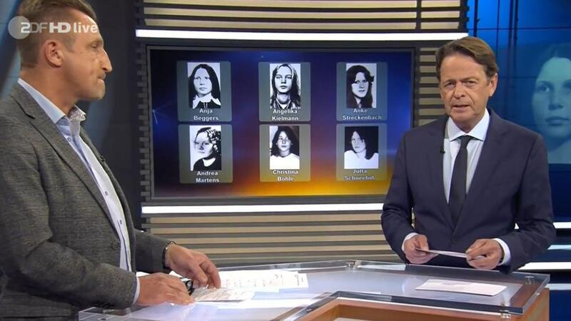 Stellen 2019 neue Erkenntnisse zum Vermisstenfall Anja Beggers vor: Rainer Brenner von der Polizeiinspektion Cuxhaven und Rudi Cerne, Moderator der Sendung „Aktenzeichen XY ... ungelöst".