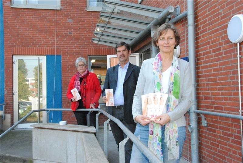 Stellen das Projekt „MuTig in die Arbeitswelt vor: (von links) Maria Stegmann, Udo Heinsohn und Sabine Andarzi-Kia. Foto: Stief
