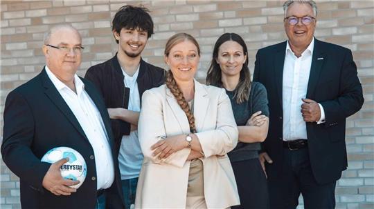 Stephan Griebel, Tadeo Hennersdorf, Katharina Mewes, Sina Bollhorn und Udo Czarnecki (von links) treten bei der Kommunalwahl 2026 an.