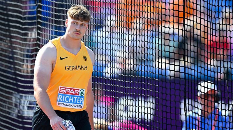 800 Meter: Schnellste deutsche Zeit seit 1990 und frühes Aus Steven Richter haderte nach der Diskus-Qualifikation mit sich.