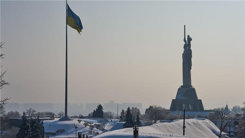 Strenges Frostwetter hat die ukrainische Hauptstadt im Griff.