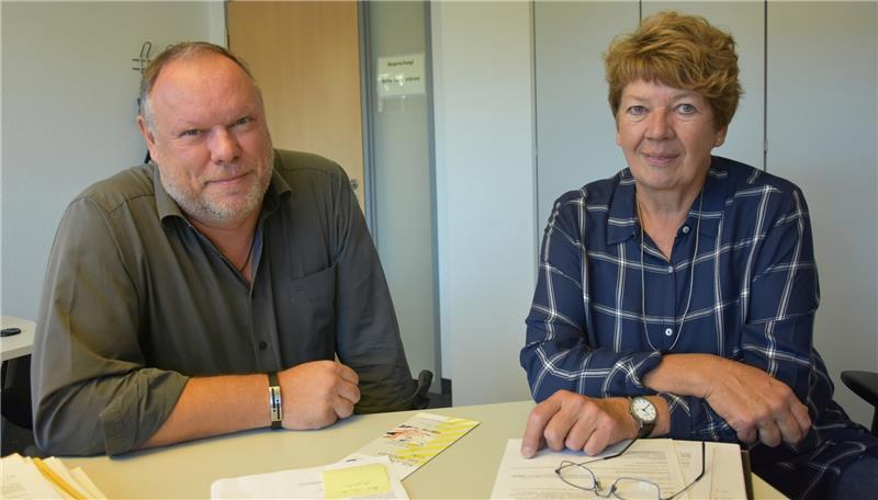 Suchen Wohnungen: Holger Ullenboom und Susanne Epskamp. Foto: Felsch