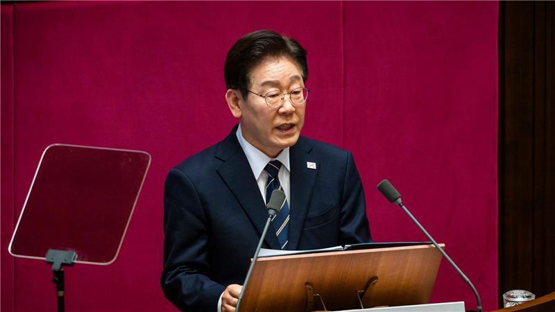 Südkoreas Präsident Lee Jae Myung steht seit Beginn des Iran-Kriegs vor großen Herausforderungen. Die ostasiatische Volkswirtschaft ist stark von Energielieferungen aus Nahost abhängig. (Archivbild)