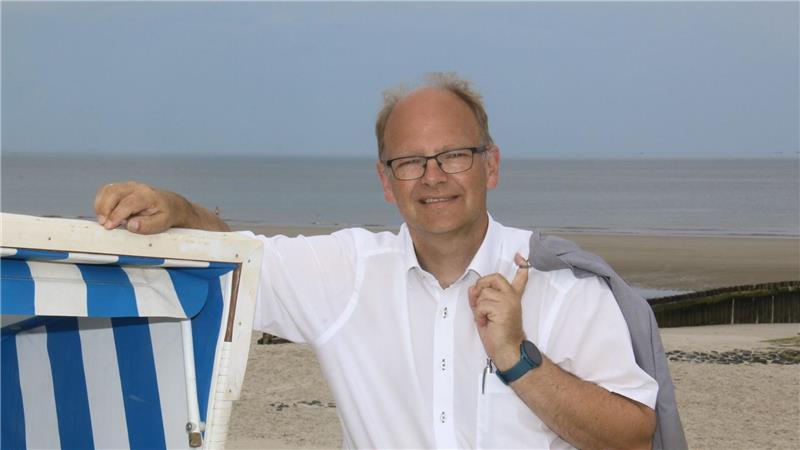 Sven Janisch möchte Bürgermeister auf der Insel Wangerooge werden.