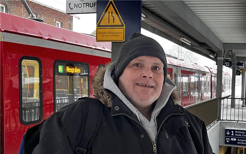 Sven Lundin aus Neugraben ist nun schon zum zweiten Mal in Buxtehude hängengeblieben.