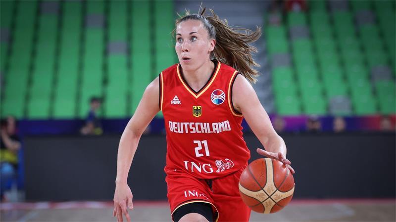 Wolfenbüttel und Belem: Wie die Basketballerinnen aufstiegen Svenja Brunckhorst war beim EM-Comeback dabei und gewann im 3x3 Olympia-Gold. (Archivbild)