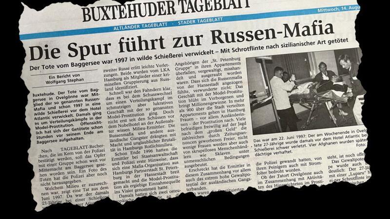 Buxtehuder Baggersee-Mord vor Gericht: Ein psychiatrisches Gutachten könnte helfen TAGEBLATT-Bericht vom 14. August 2002.