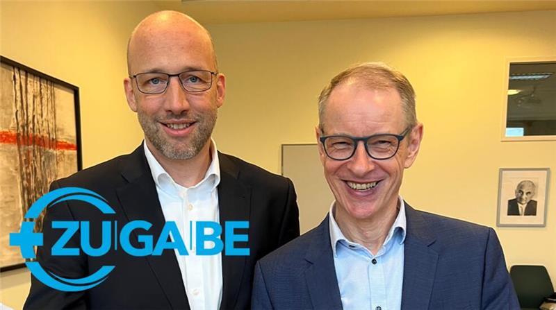 Geschäftsführer geht: Georg Lempkes Abschied vom TAGEBLATT TAGEBLATT-Geschäftsführer Georg Lempke (rechts) und sein Nachfolger Claas Schmedtje.