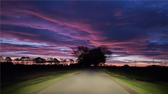 TAGEBLATT-Leserin Isabelle Beckmann hat den Sonnenaufgang in Immenbeck/Eilendorf fotografiert.