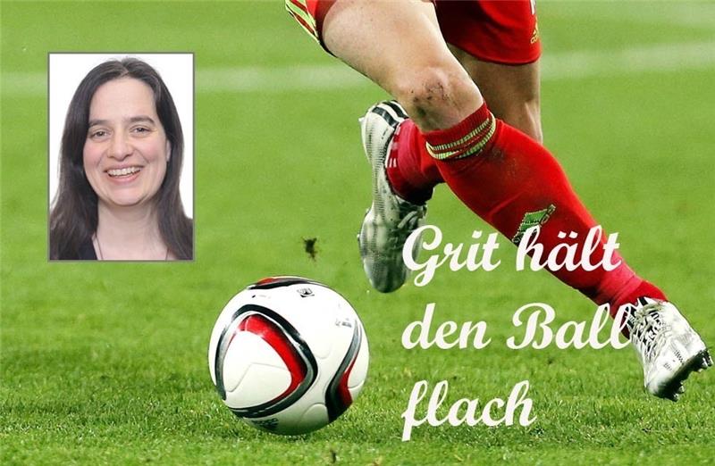 TAGEBLATT-Redakteurin Grit Klempow hält den Ball flach, seit der WM 2006. Symbolfoto: dpa