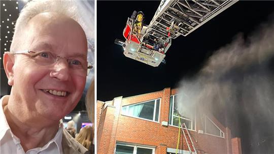 TAGEBLATT-Zeitungszusteller Martin Rohde hat ein Feuer in Stade-Hahle entdeckt. Er schildert die ereignisreichen Momente.