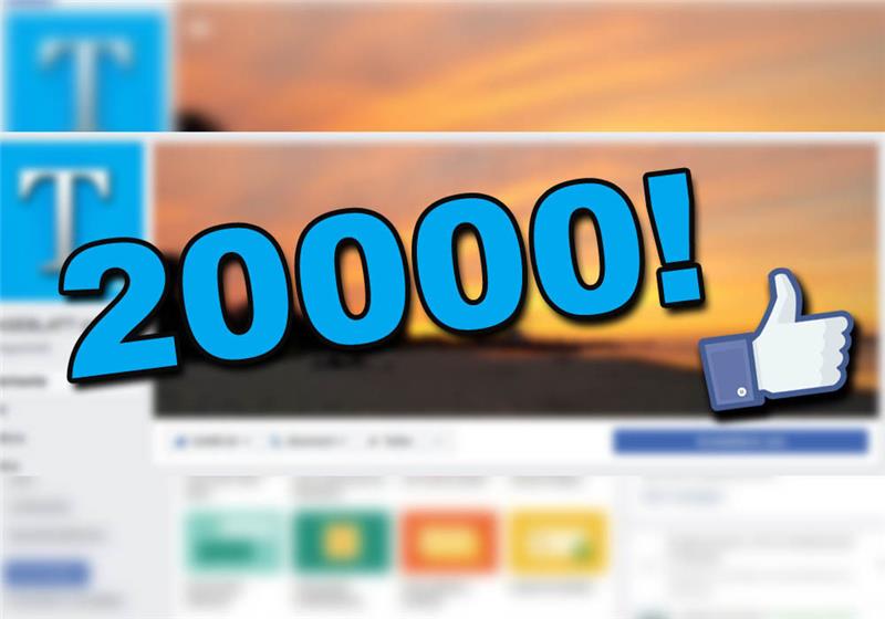 TAGEBLATT online sagt Danke für 20.000 Facebook-Likes.
