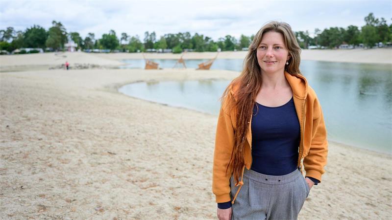 Camping-Boom in Niedersachsen: Dieser Platz ist begehrt Tabea Miersch, Mitarbeiterin des Südsee-Camps.