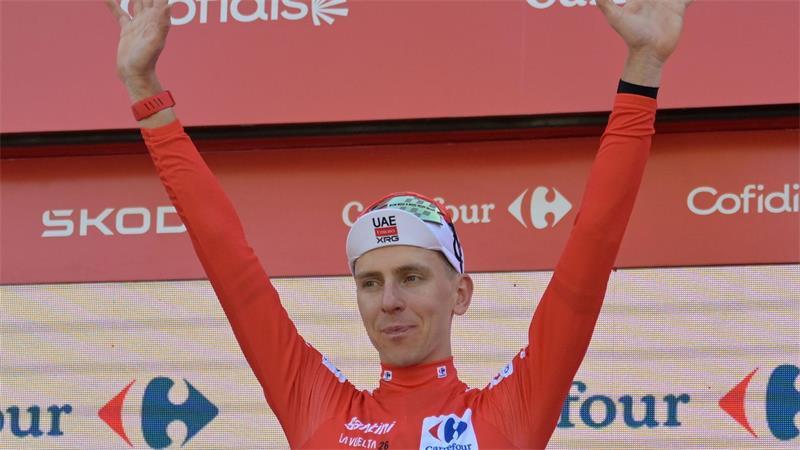 Tadej Pogacar dominiert die Vuelta. (Archivbild)