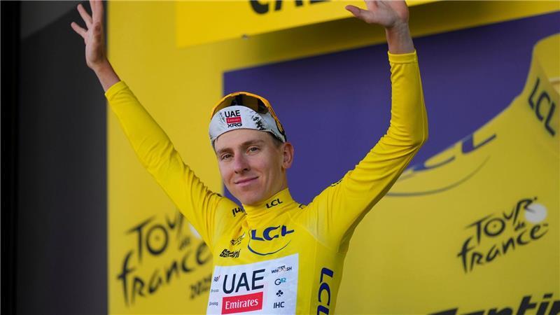 Lipowitz brilliert bei Tour - Ullrich „super beeindruckt“ Tadej Pogacar trägt wieder das Gelbe Trikot des Gesamtführenden bei der Tour de France.