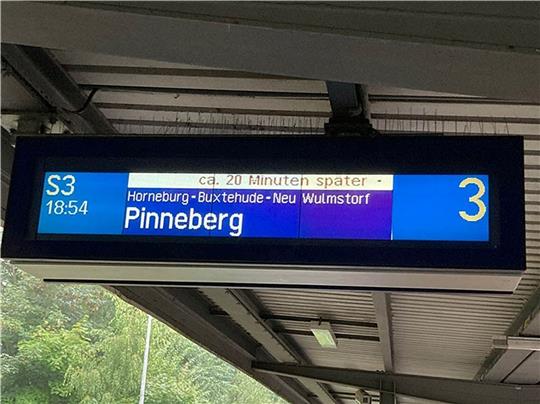 Tägliche Routine für Bahnfahrer südlich der Elbe: Die S-Bahn-Züge kommen zu spät oder fallen ganz aus. Foto: Vonderbank