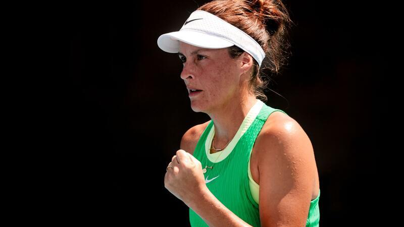 Tatjana Maria ist bei den Australian Open in die zweite Runde eingezogen.