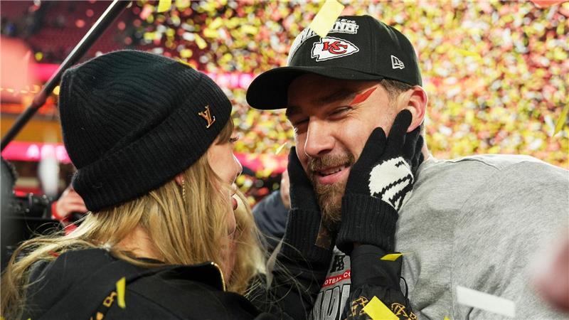 Taylor und Travis - Die Hochzeit des Jahrhunderts? Taylor Swift und Travis Kelce haben sich verlobt. (Archivbild)