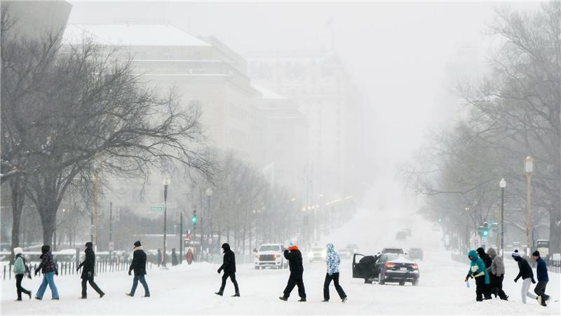 Teile der USA wurden im Januar von Schneestürmen heimgesucht - auf der Südhalbkugel des Planeten sah es jedoch ganz anders aus (Archivbild).