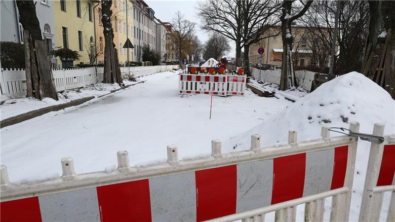 Teilweise ruhten Baustellen im Winter komplett. 